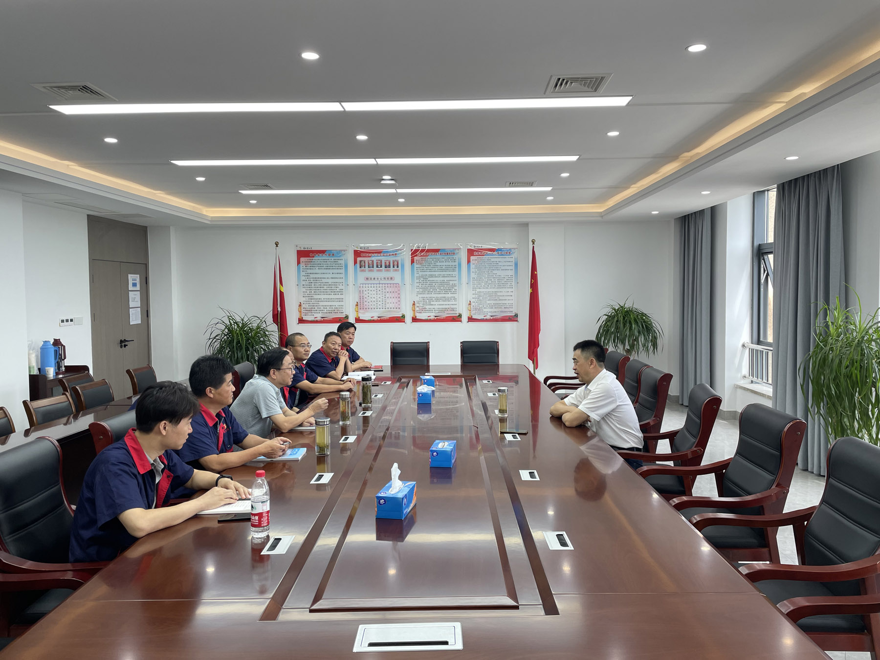 集團(tuán)公司黨委委員、總工程師周俊到公司調(diào)研 